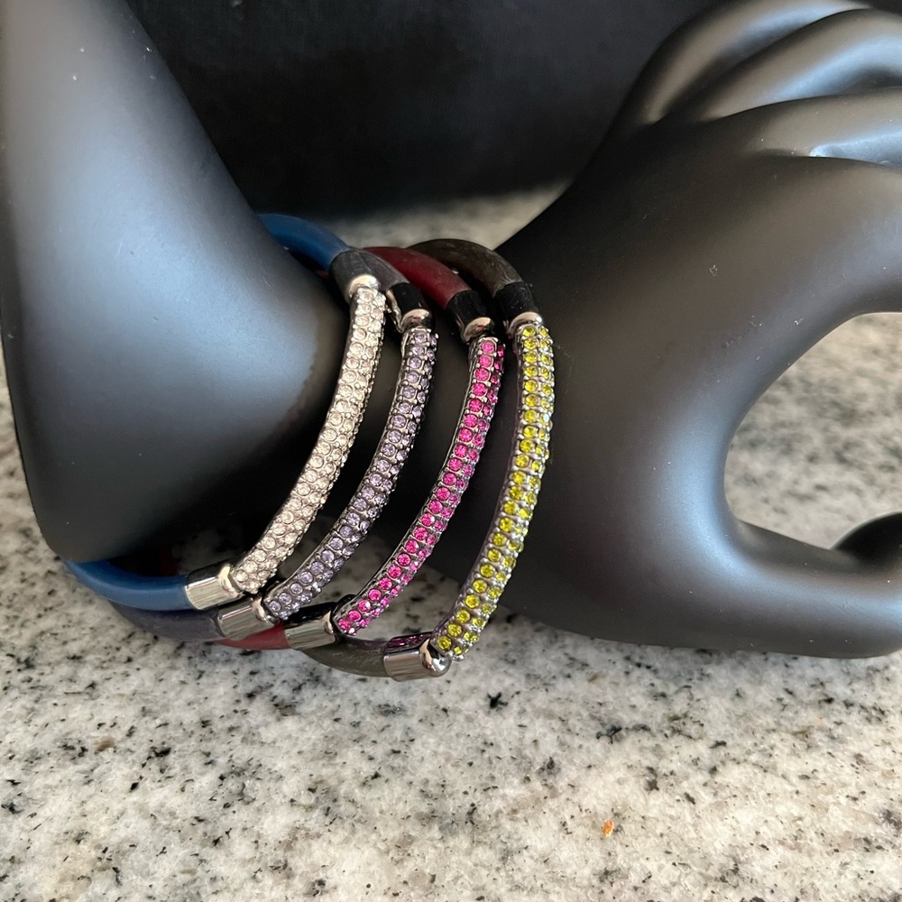 Lia Sophia set of 4 stretch bracelets